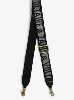 Store Zadig & Voltaire Zadig Shoulder Strap Noirsilver